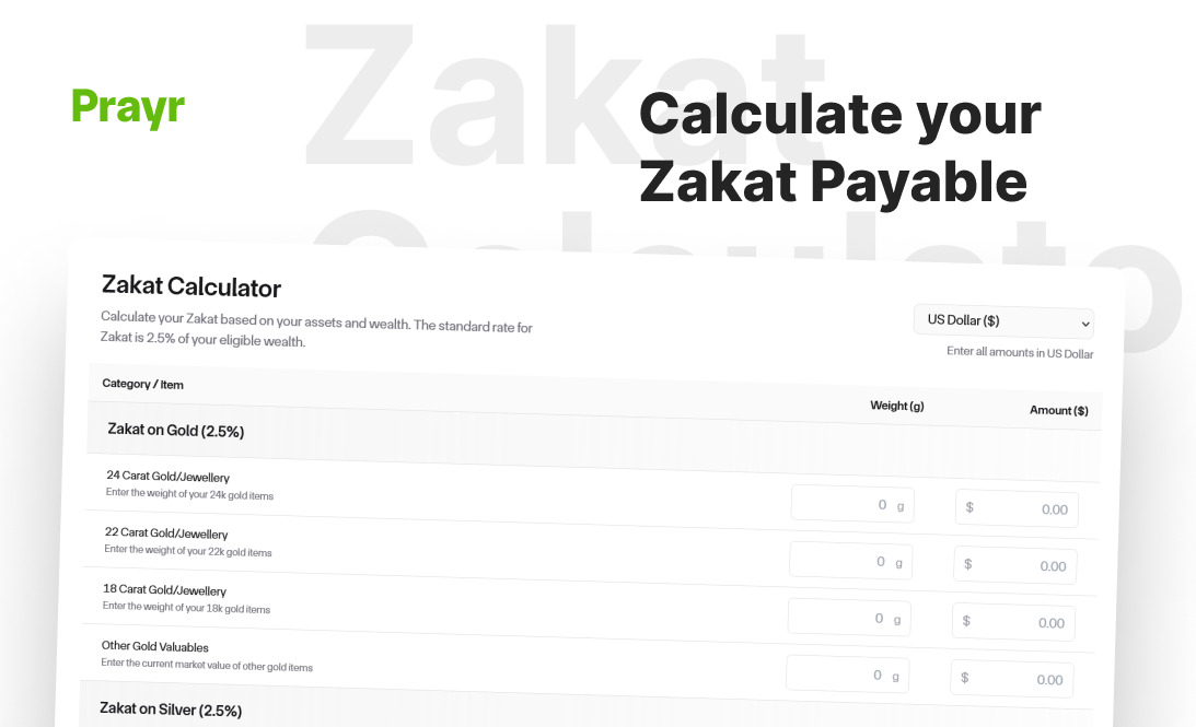 Zakat calculator